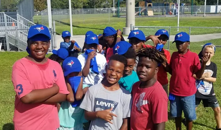 Ridgecrest Camp Boys at Rays Game