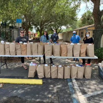 High Point YMCA helps community with food needs. 